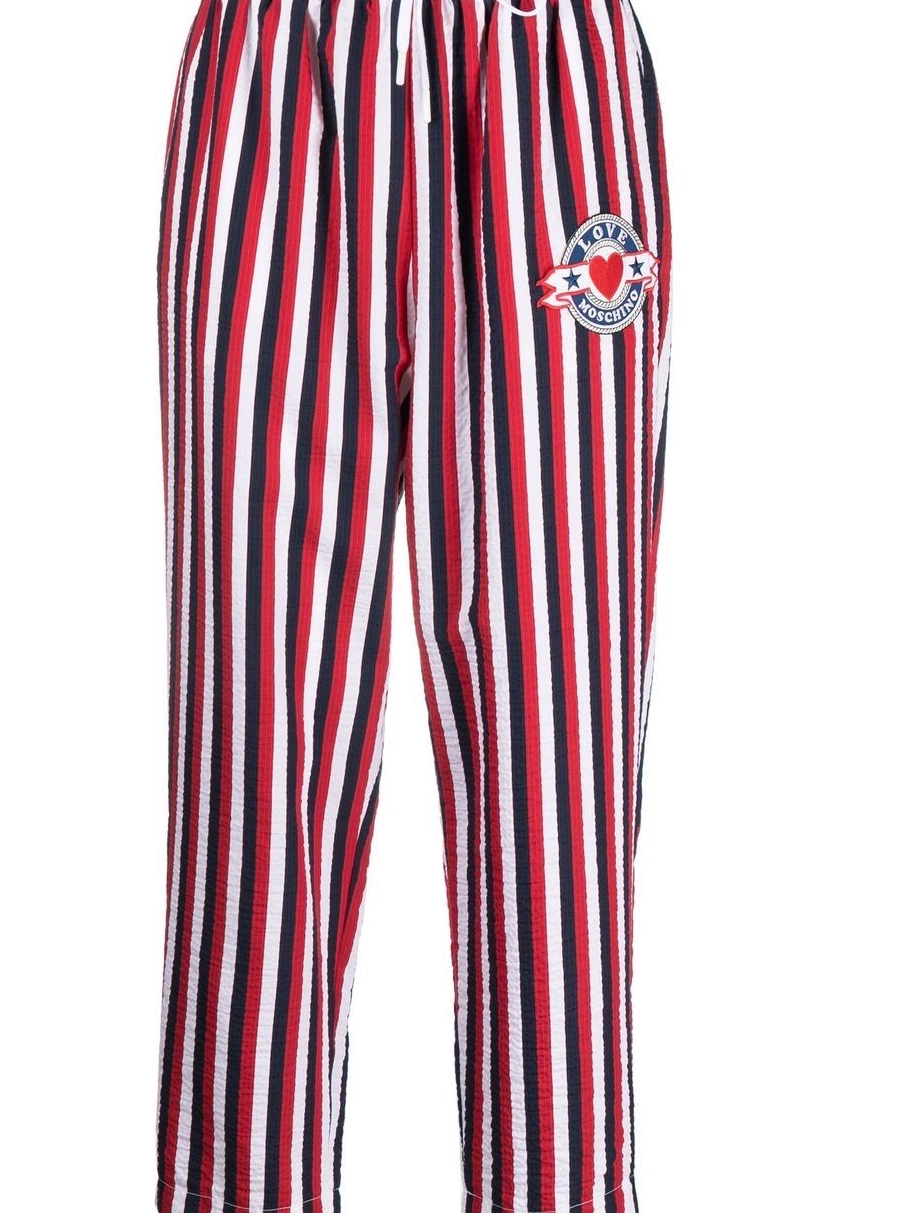 Love trousers Moschino striped Women drawstring 0501